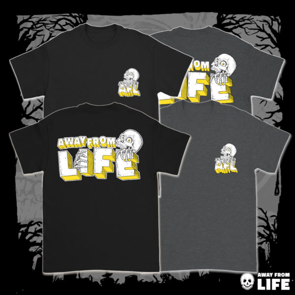 AWAY FROM LIFE - Reaper [T-Shirt, zweiseitig mehrfarbig bedruckt]