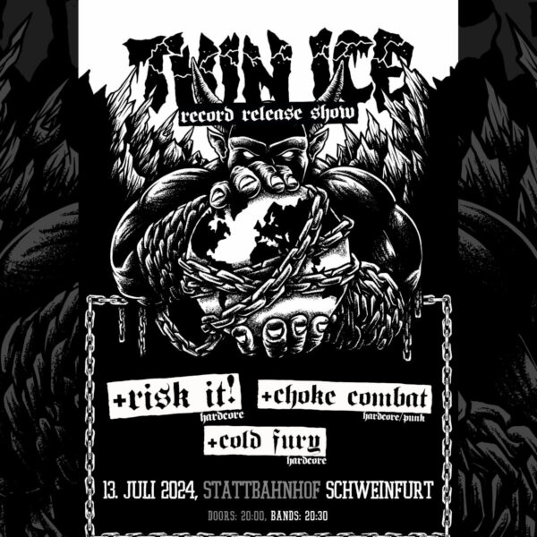 THIN ICE - A Matter Of Time - Record-Release-Show at Stattbahnhof Schweinfurt